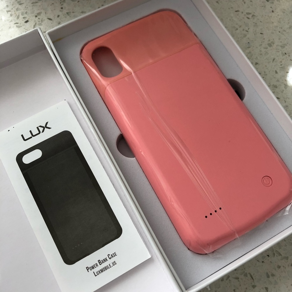 Brand New iPhone X Lux Pink Case